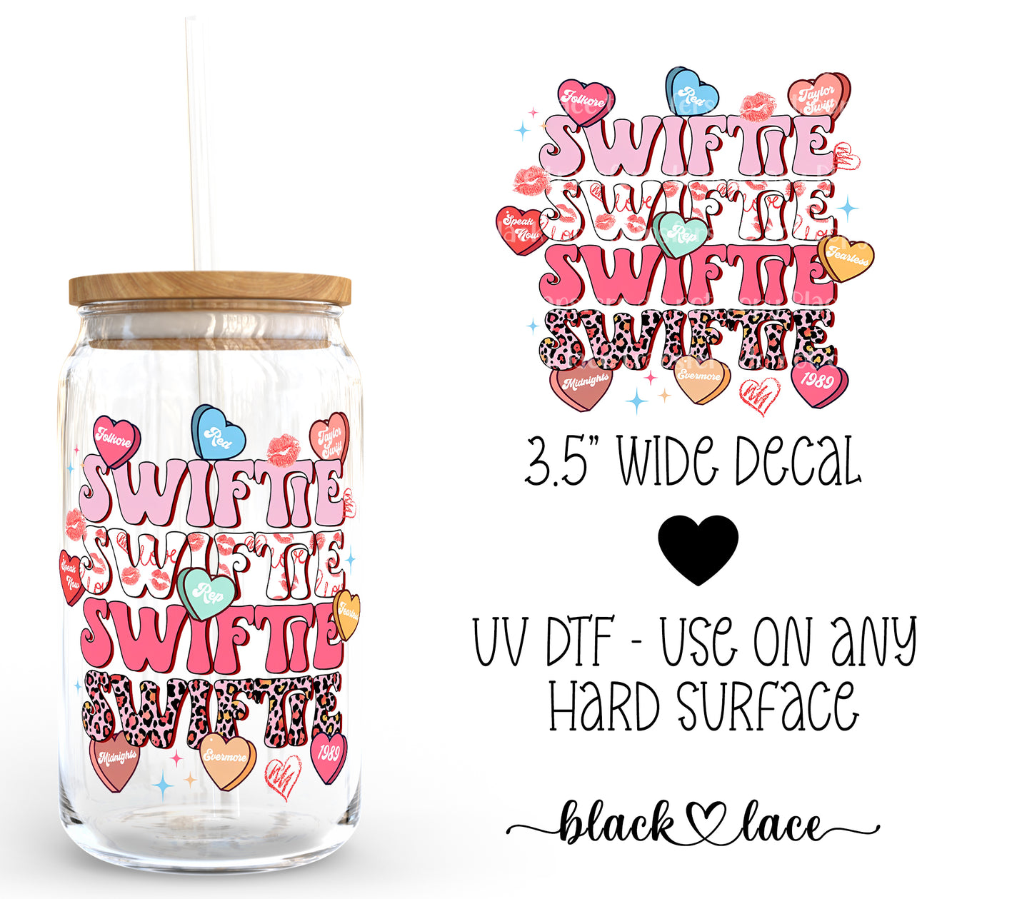 Swifite Hearts ~ Decal