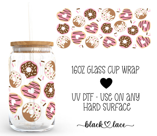 Donuts ~16oz cup wrap