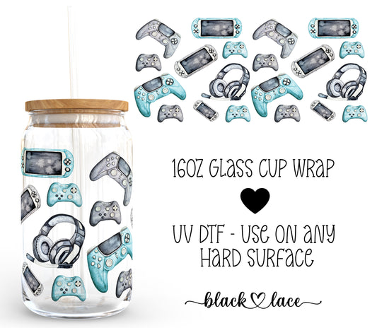 Gamer ~16oz cup wrap