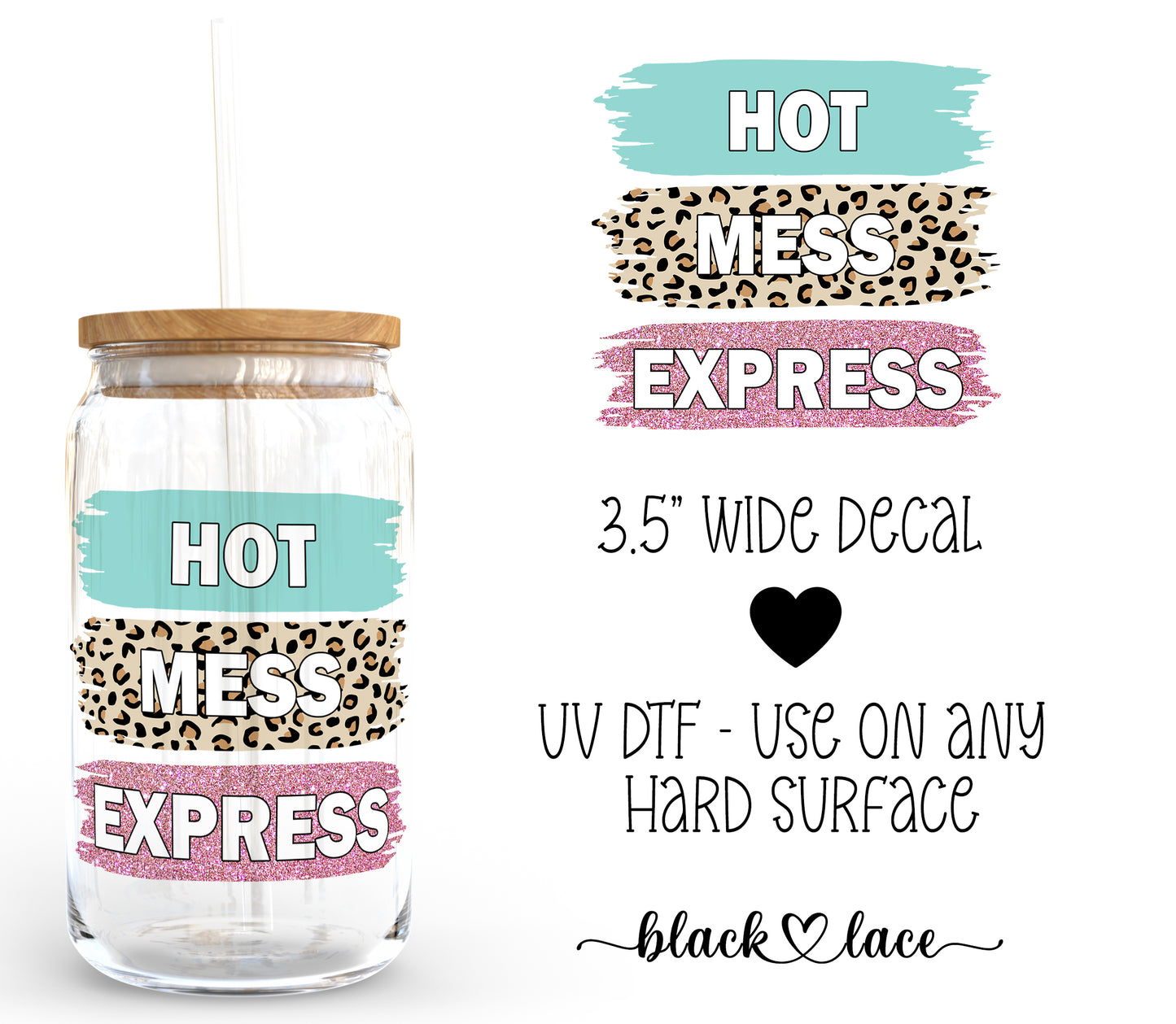 Hot Mess Express ~ Decal