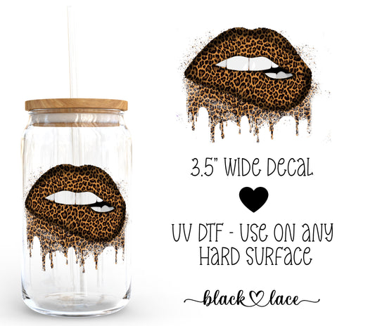 Leopard Lippy ~ Decal