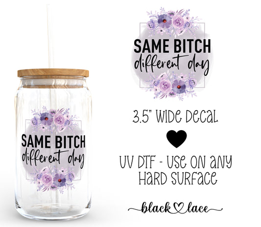 Same Bitch Different Day ~ Decal