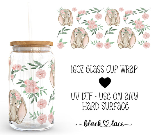 Sweet Bunny ~16oz cup wrap